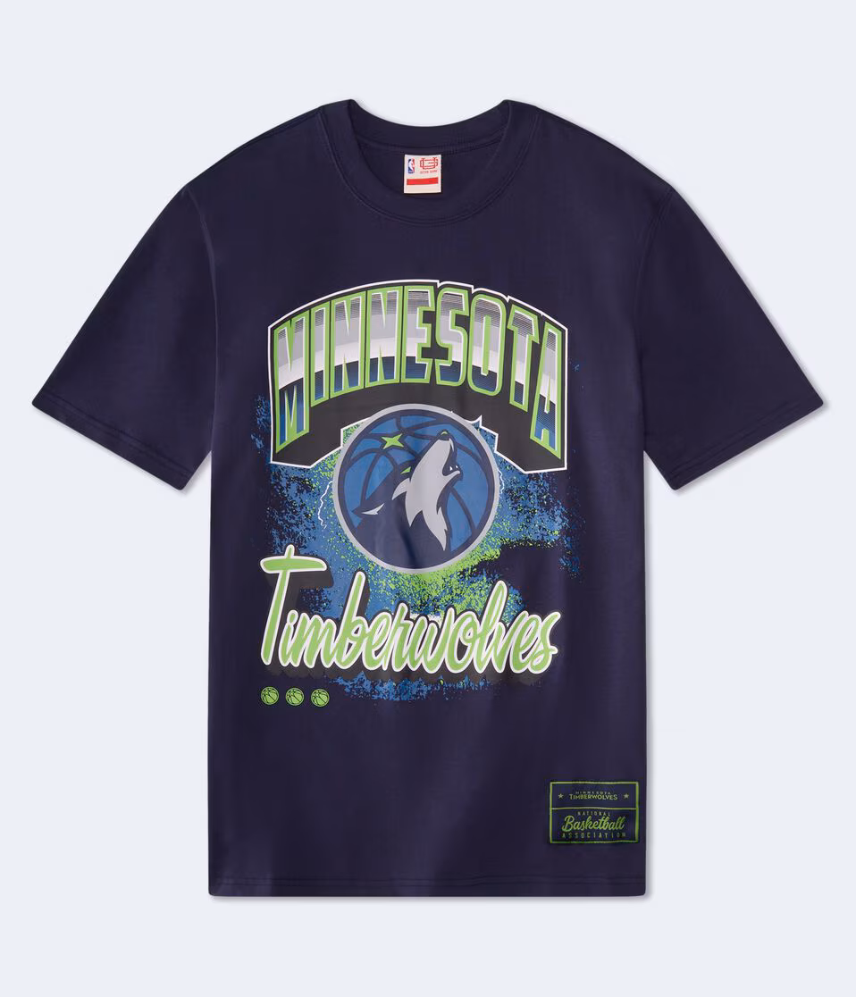 Minnesota Timberwolves City Stripe Relaxed Graphic Tee