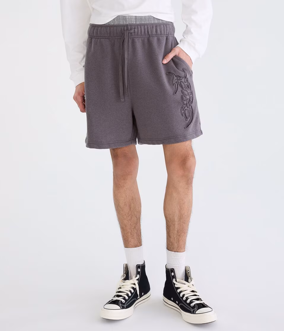 Cloud Soft Tattoo Fleece Shorts