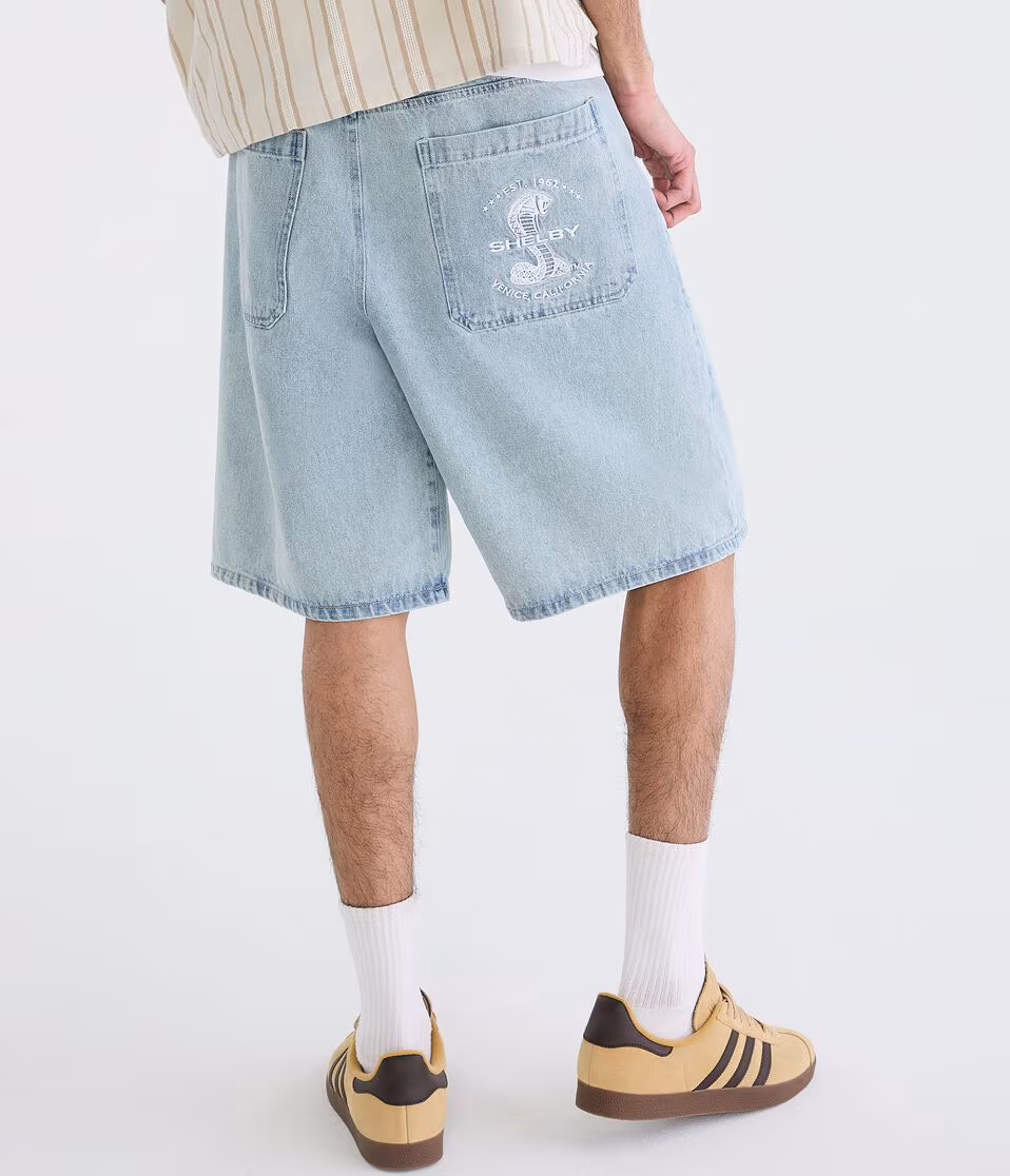 Shelby Baggy Denim Shorts 11"