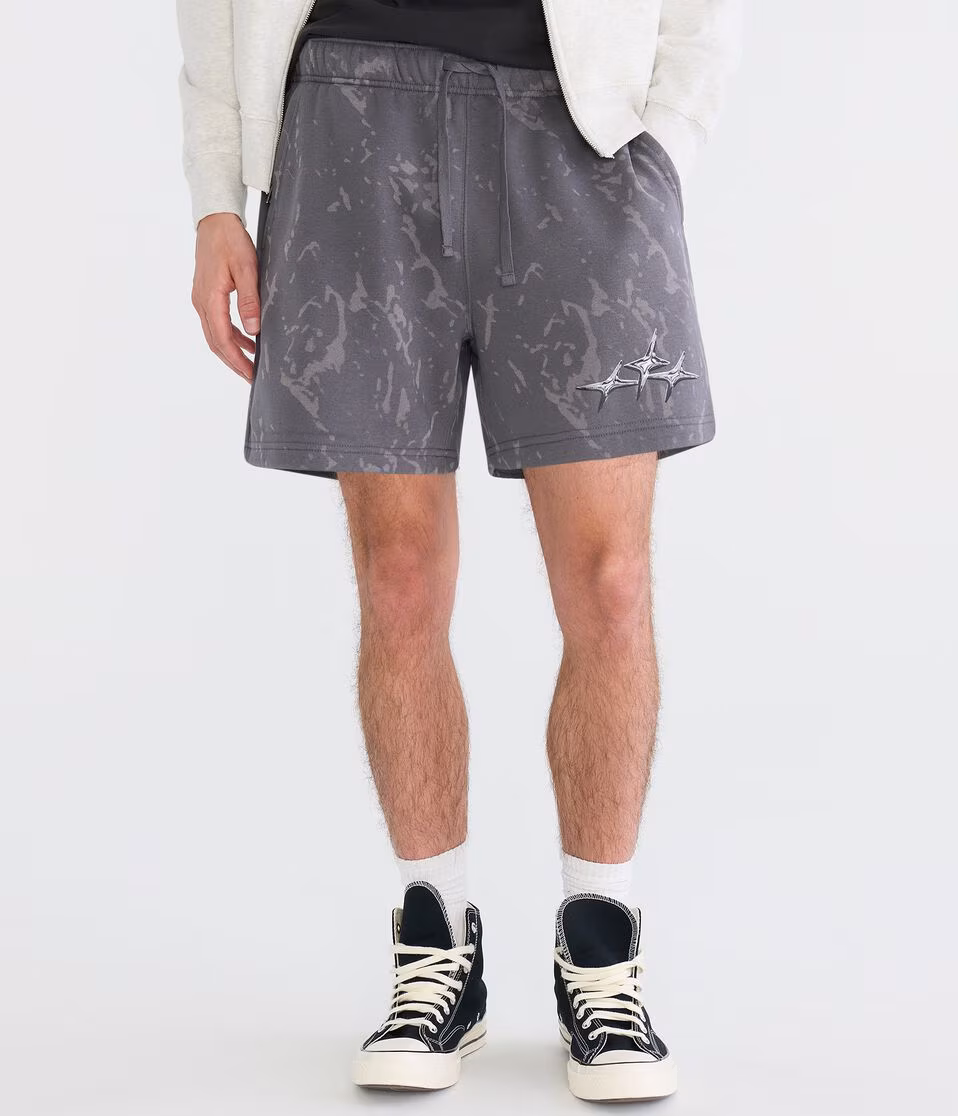Cloud Soft Stars Tie-Dye Fleece Shorts