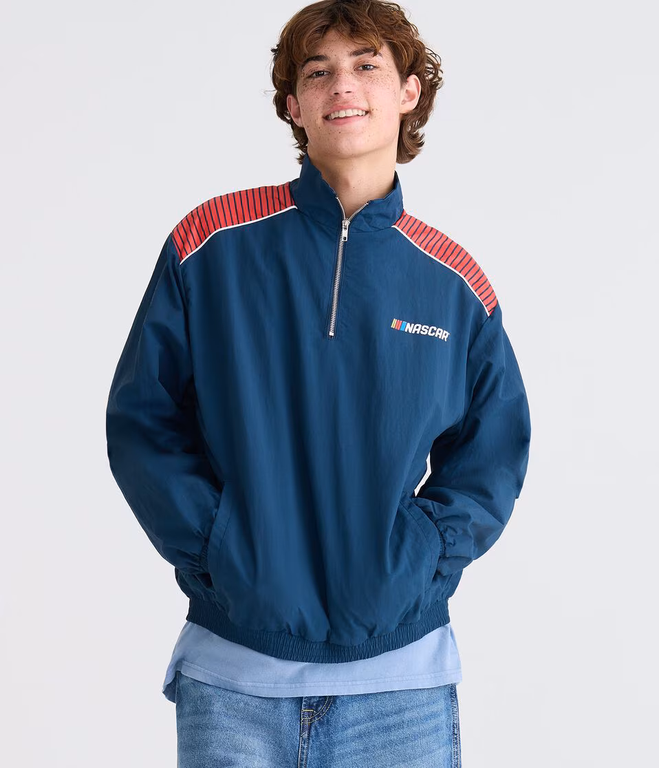 NASCAR Red Bull Trackhouse Quarter-Zip Track Jacket