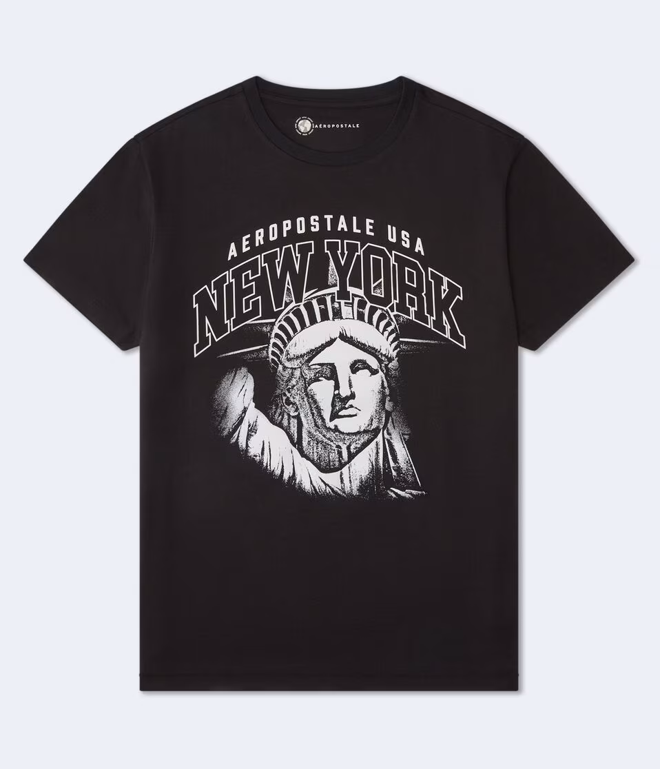 Aeropostale Statue Of Liberty Graphic Tee