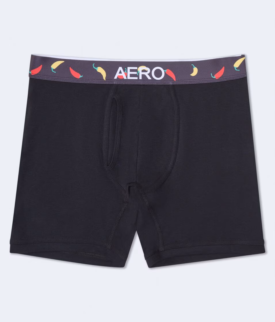 Hot Pepper Waistband 6" Boxer Brief