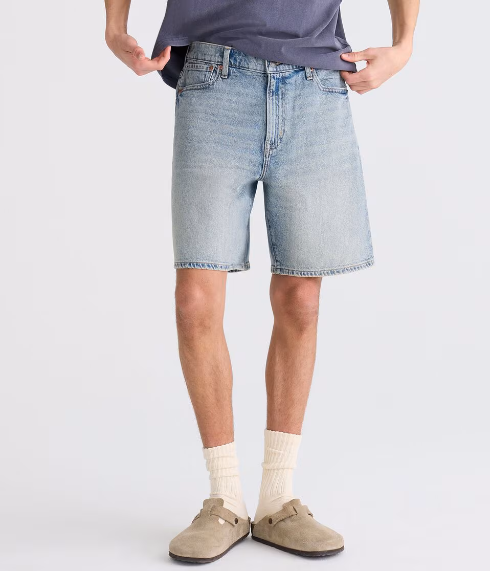 Baggy Denim Shorts 9"